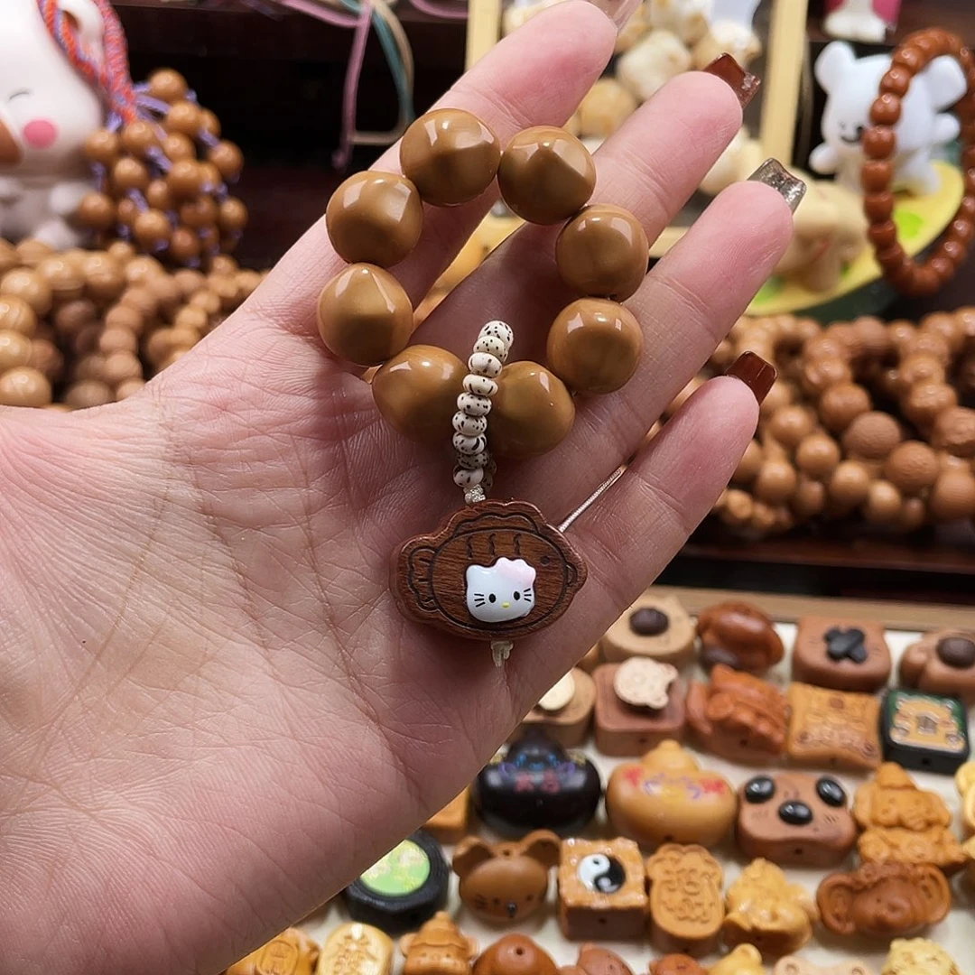 猴头核桃吊坠胖星星猴头手捻