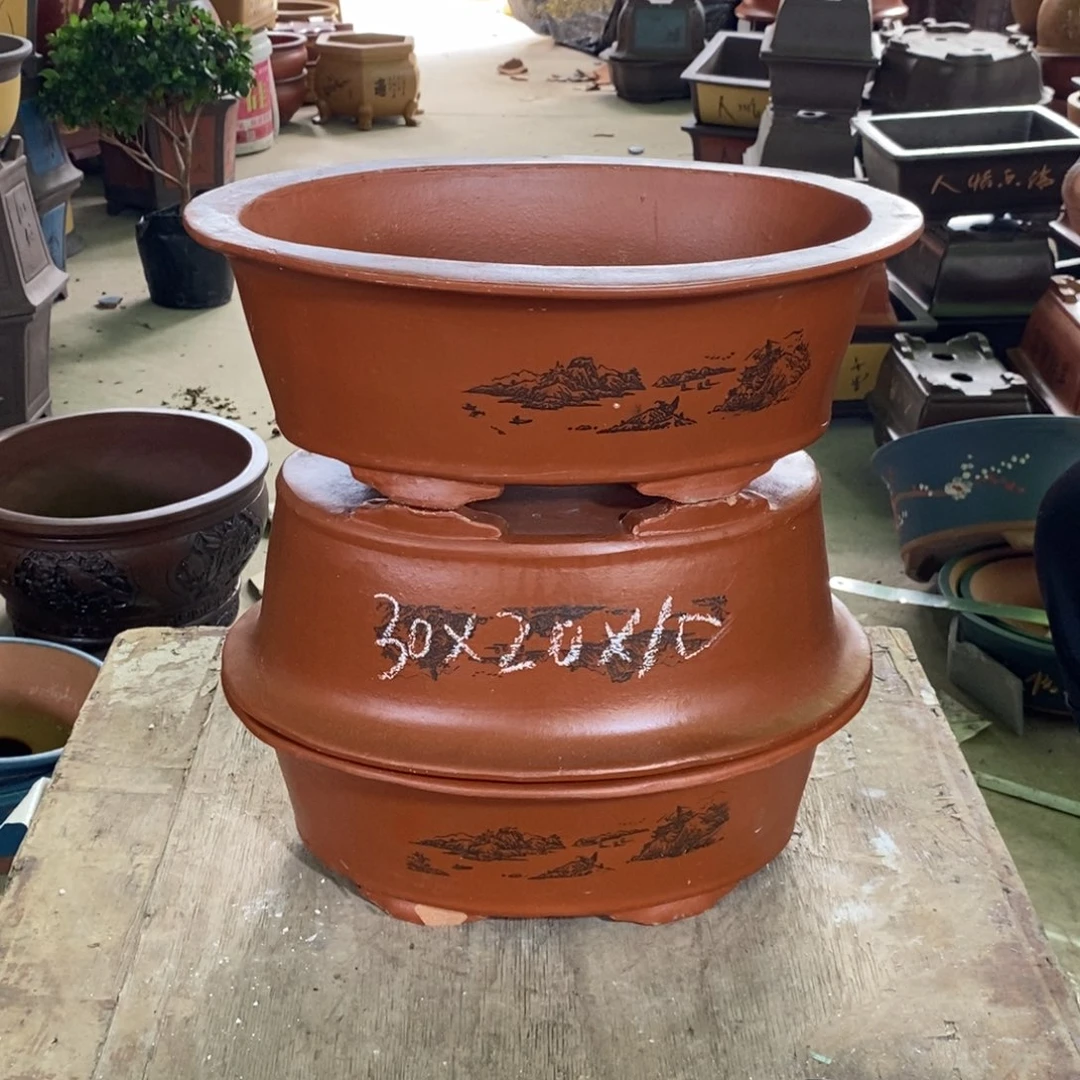 紫砂花盆紫砂紫砂