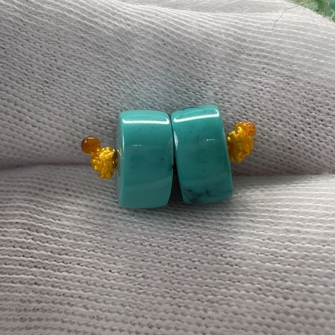 未镶嵌绿松石直切珠8x4mm
