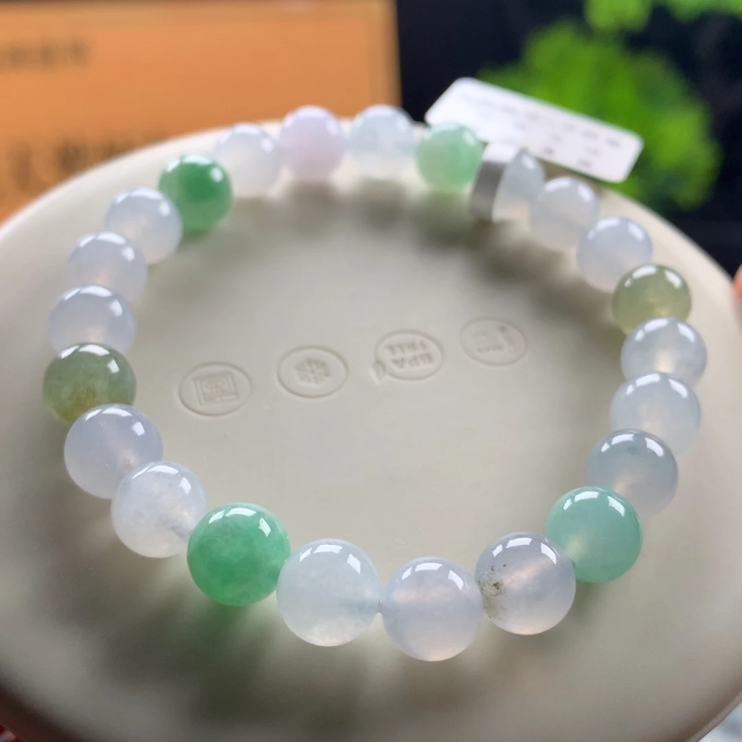 翡翠未镶嵌手链卡8