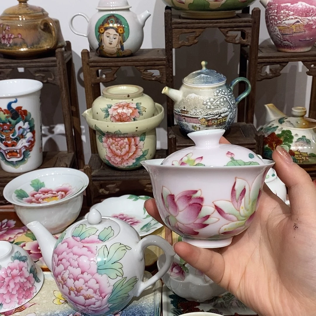 微瑕景德镇手工手绘制作