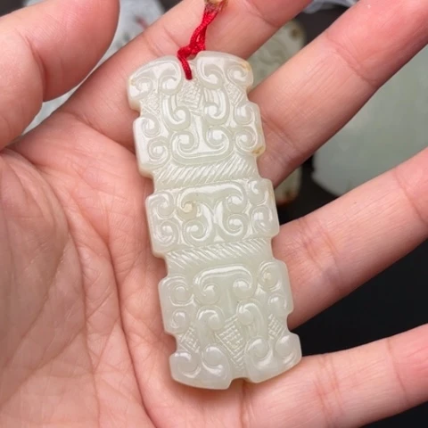 未镶嵌和田玉挂件每****饭