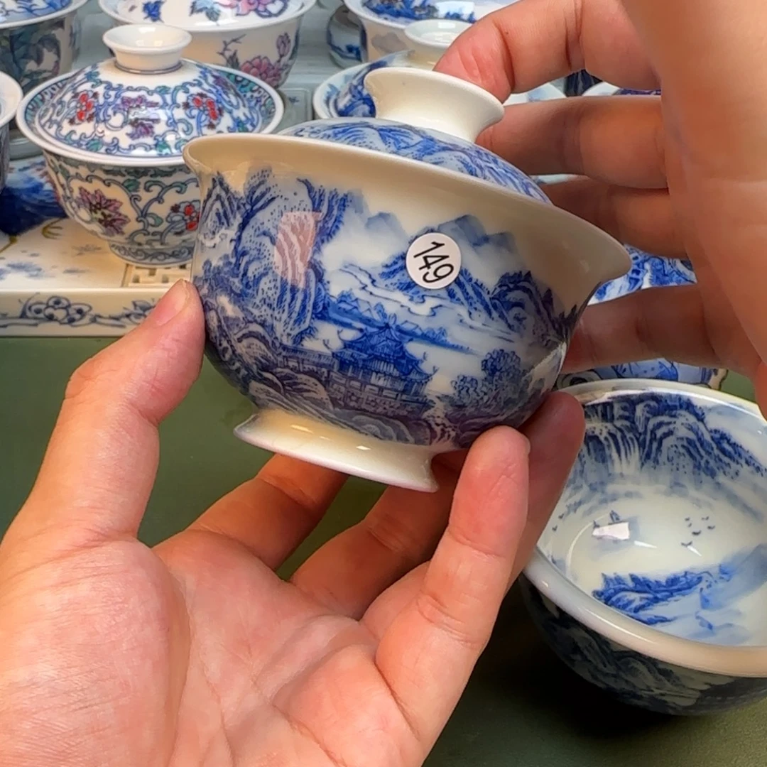 彦祖纯手工手绘茶具149