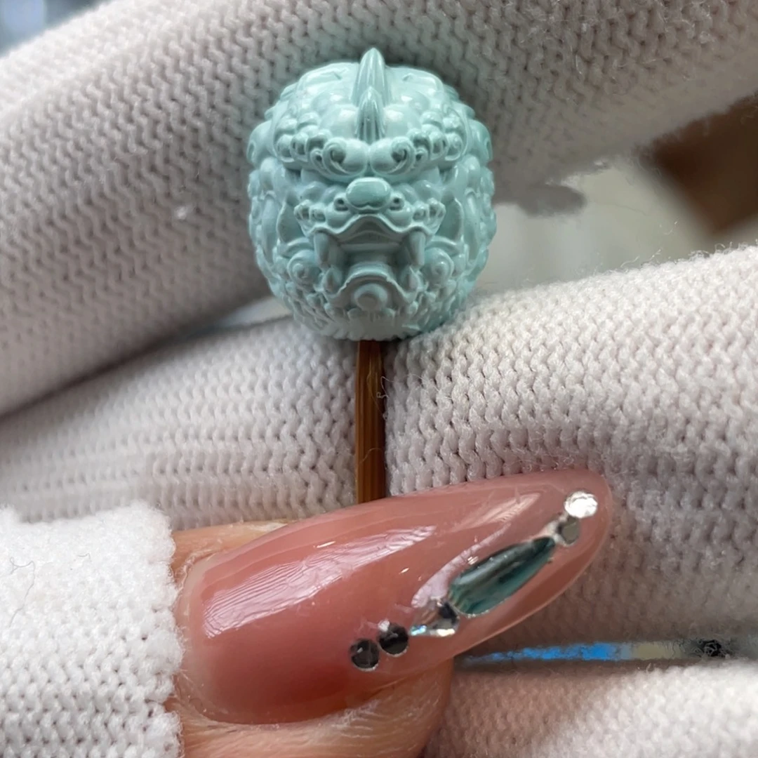 绿松石未镶嵌挂件