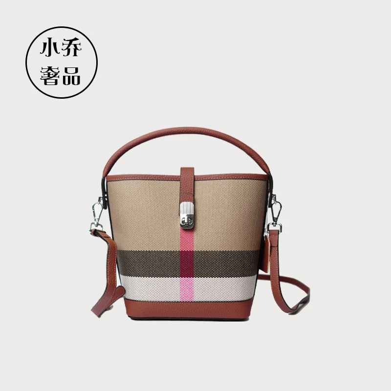 小乔奢品【落日霞光】牛皮手机手提真皮女包#6966尺寸：24*11*22