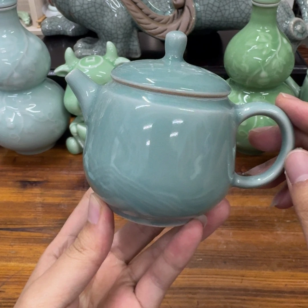 龙泉青瓷茶具微瑕6947