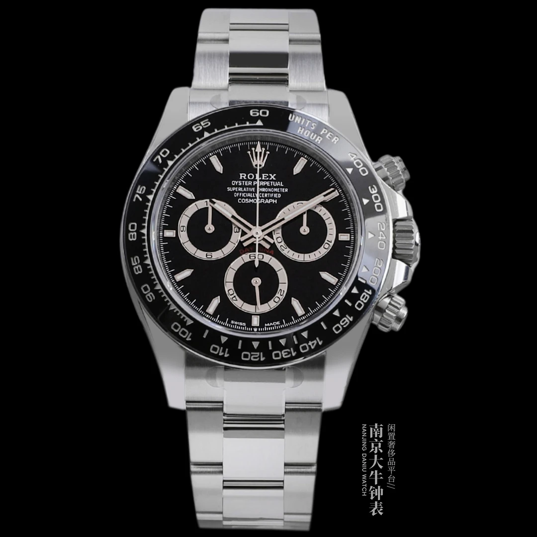 未使用 Rolex/劳力士 S/黑熊猫126500迪通拿/25年12月全套/40mm