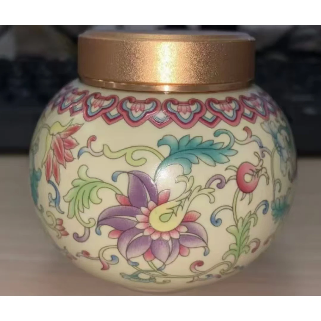 喜结连理茶叶罐-ZH1103年代当代