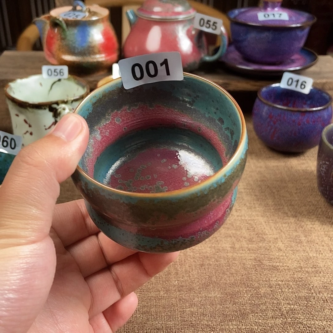 瓷片钧瓷茶壶茶具