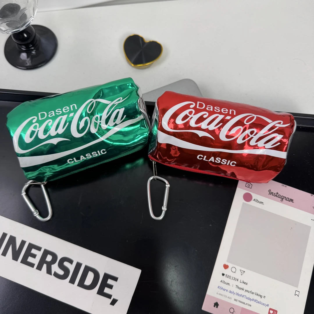 ins趣味个性搞怪可口可乐包包手机链
