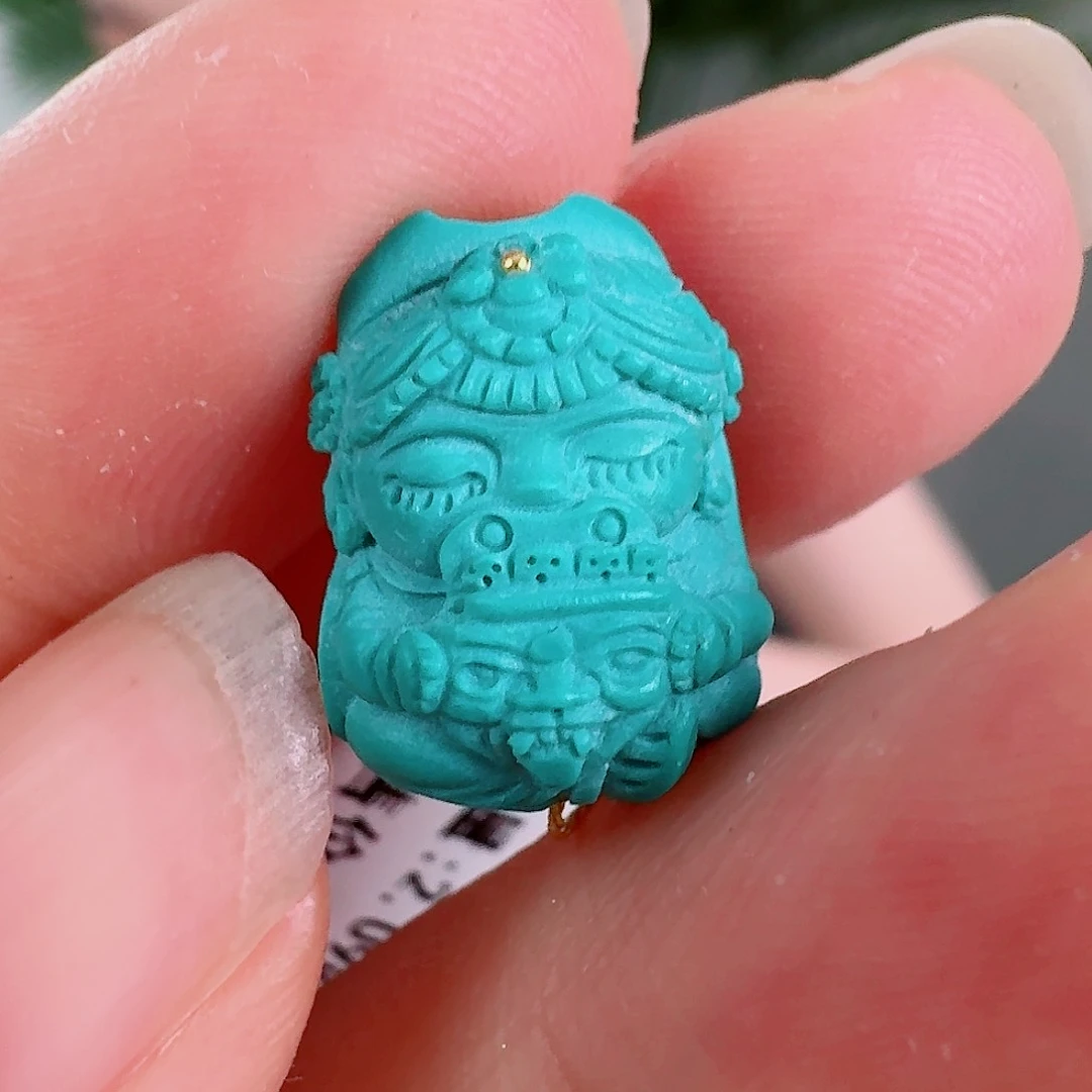 未镶嵌绿松石珠宝奇石