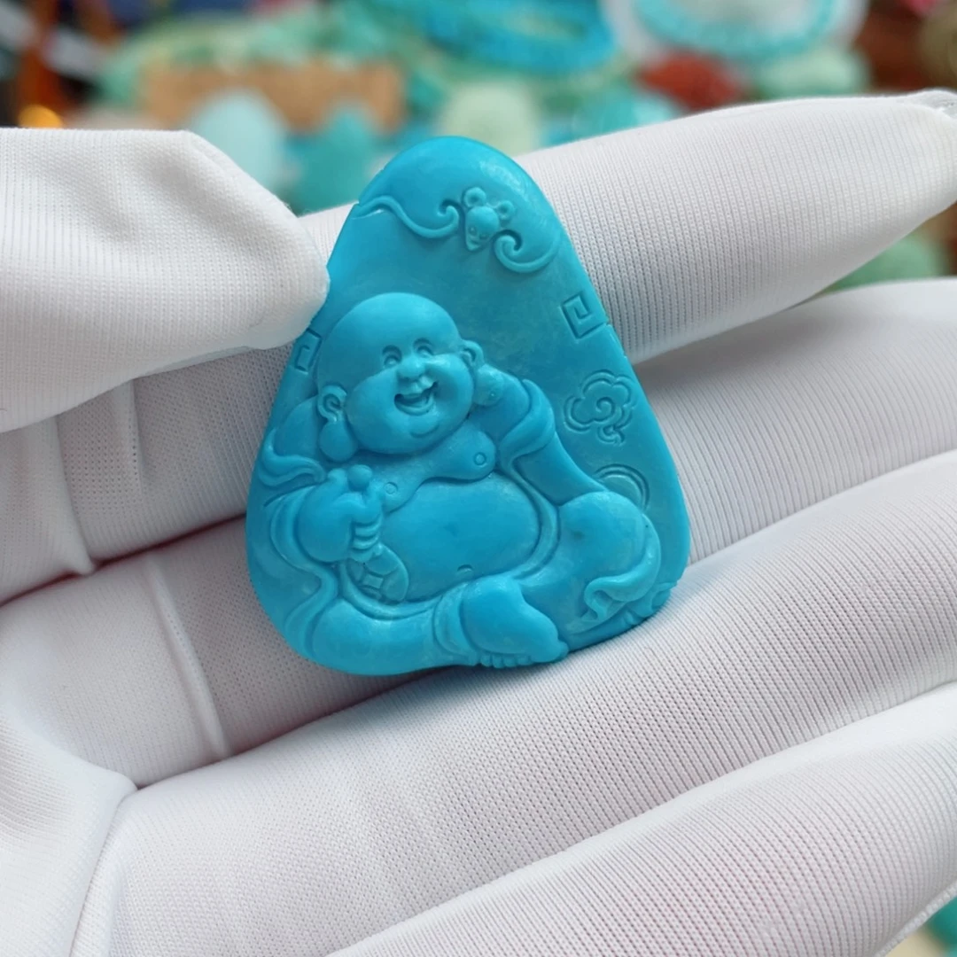 绿松石未镶嵌珠宝奇石