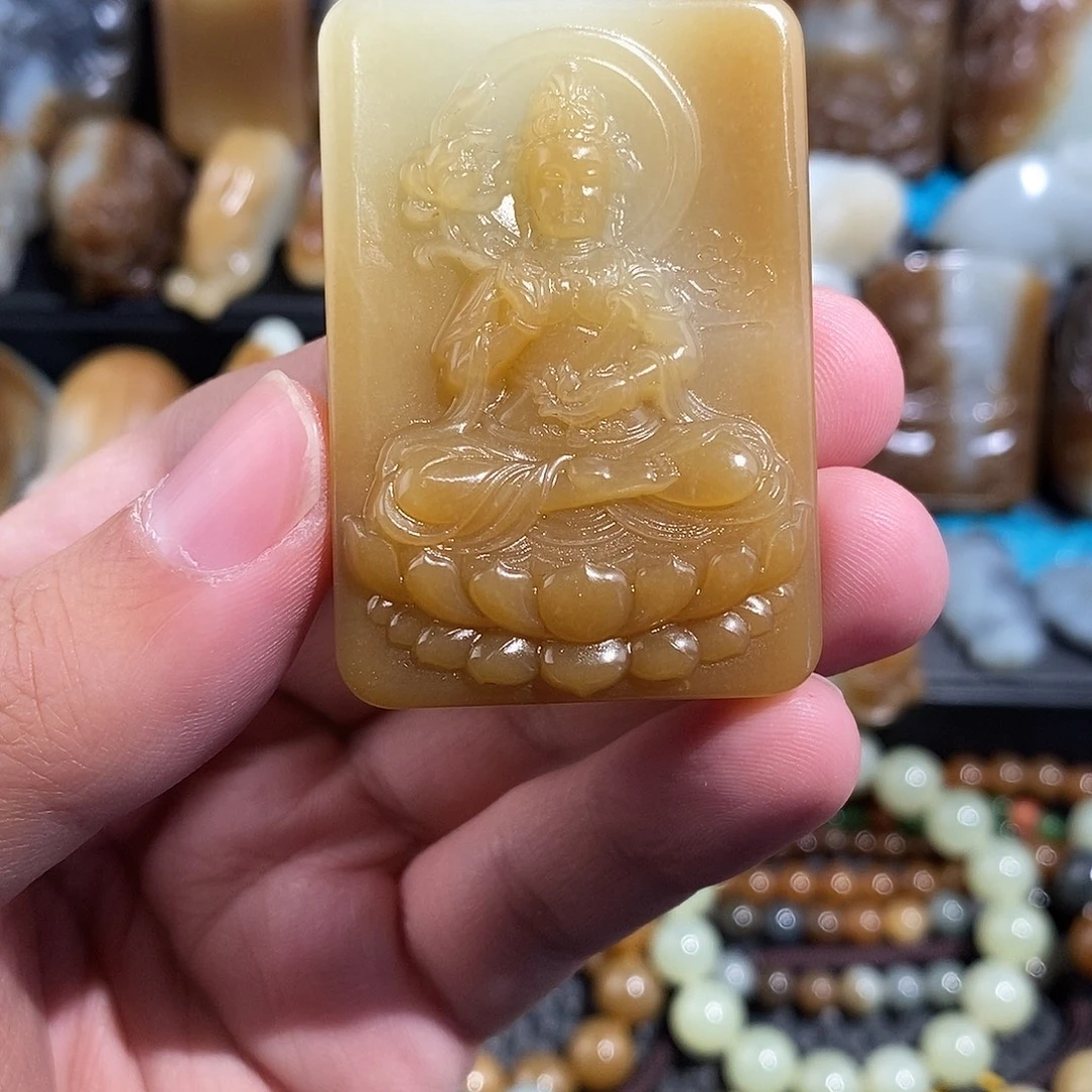 和田玉未镶嵌挂件