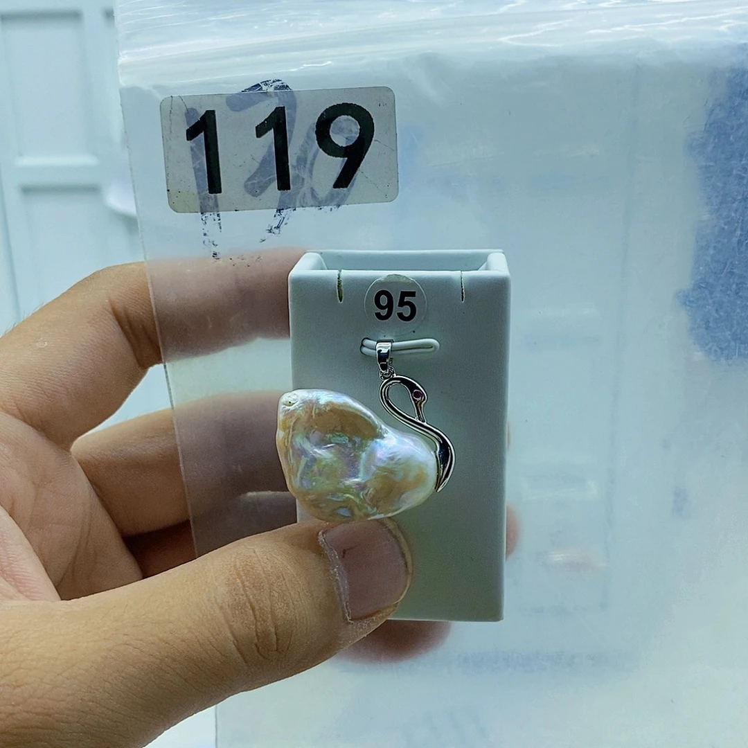 颈饰合金淡水珍珠
