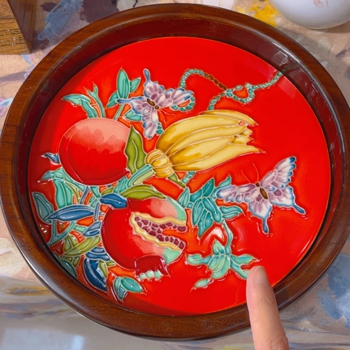 木瓷板画艺术作品