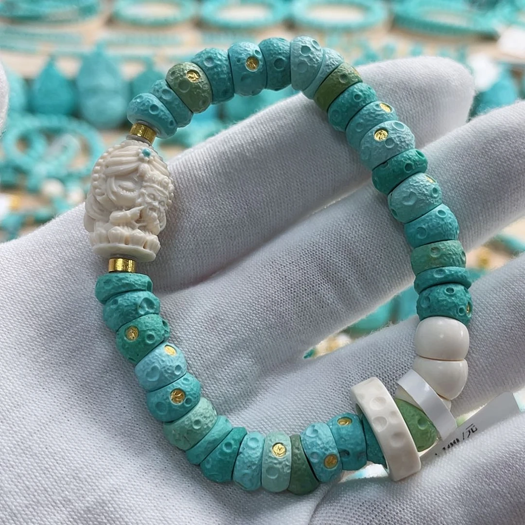 绿松石珠宝奇石未镶嵌