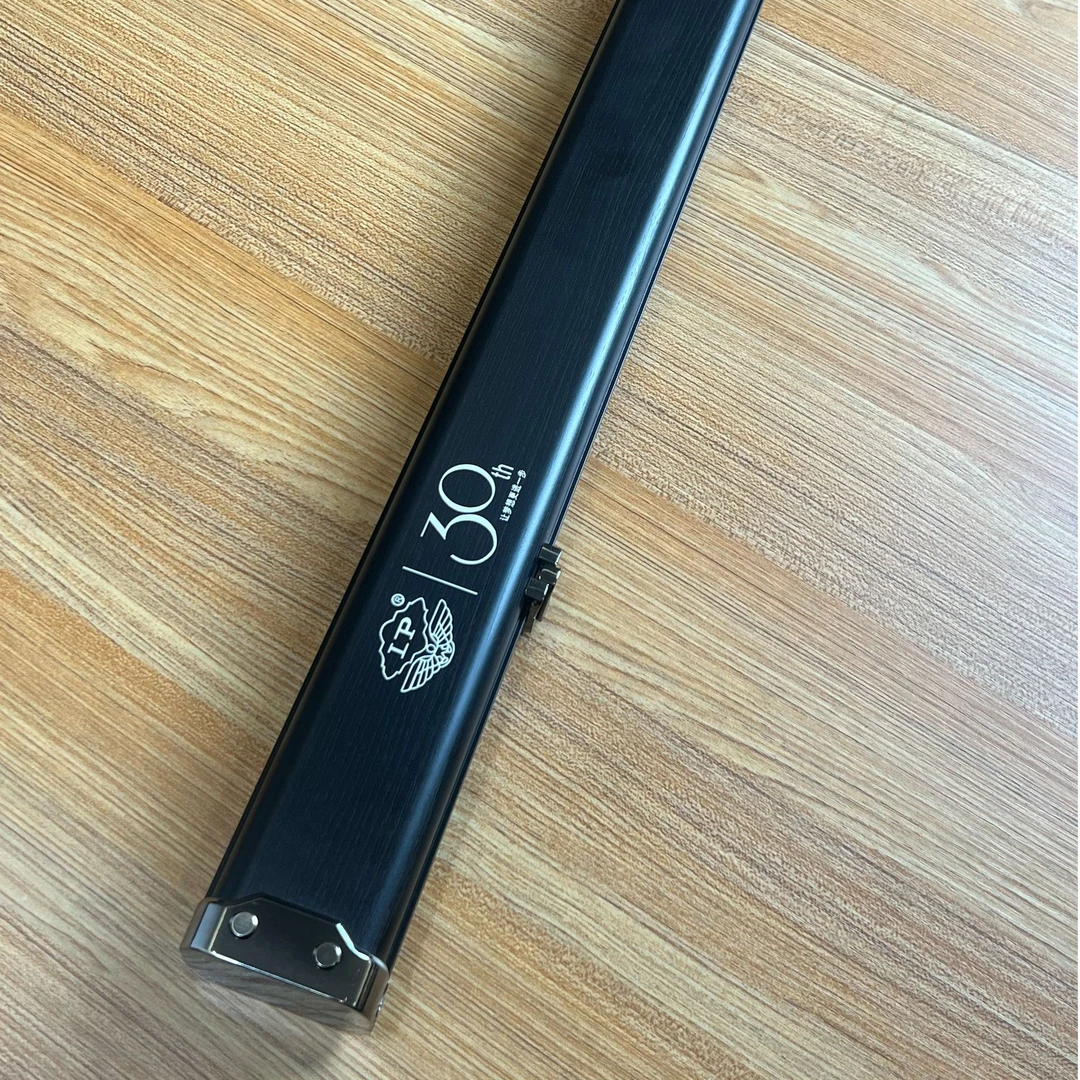 LP台球杆盒双槽槽铝合金180度平开精致木纹内里PU&高密波浪棉