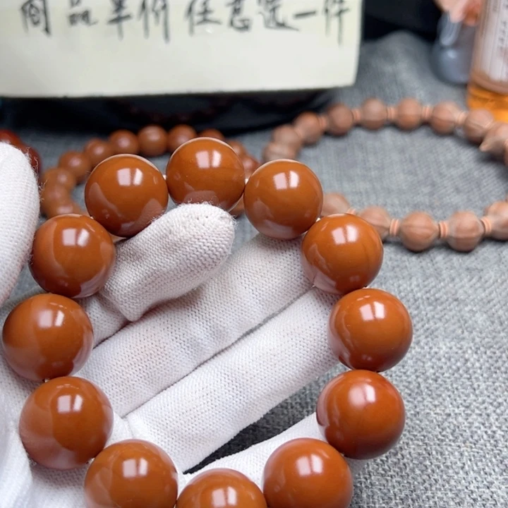 权***橄榄核手串1.8精品超小孔