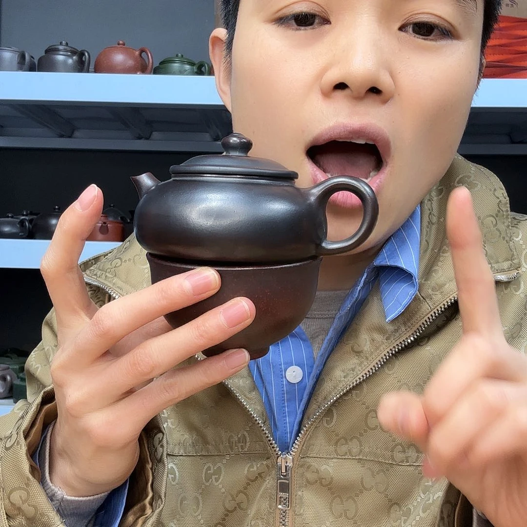 紫砂茶壶民间手艺人全手工制作