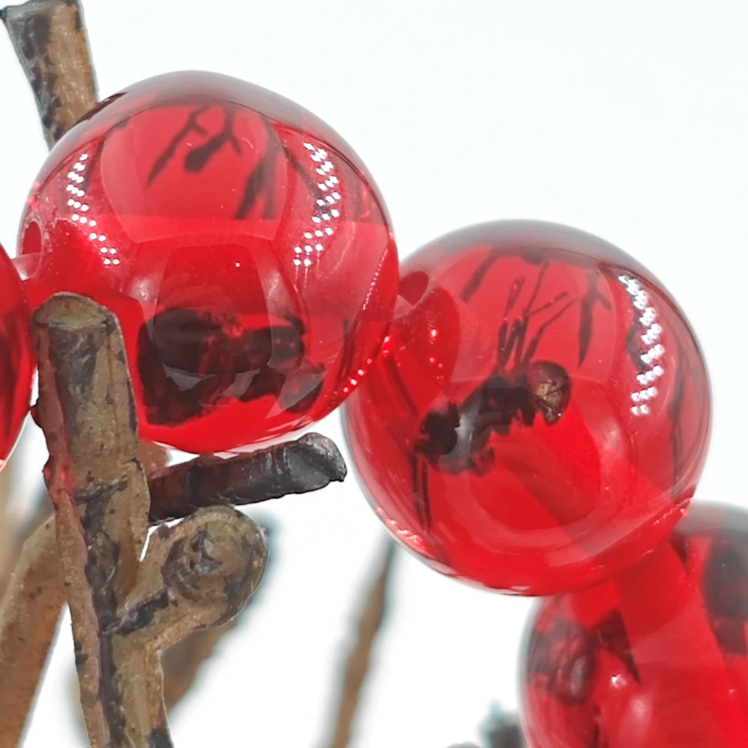 G292经典时尚百搭气质轻奢虫珀手串手