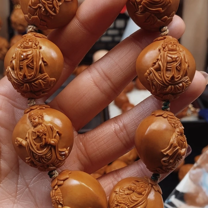 橄榄核手串/手链观音手2.4