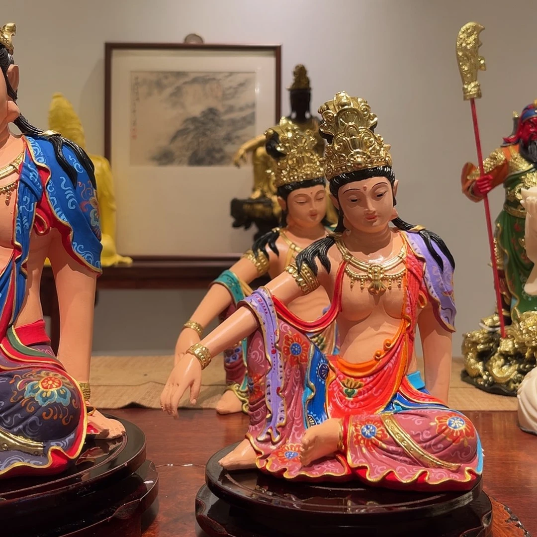 挽***顷木象牙果红大彩自在观音20