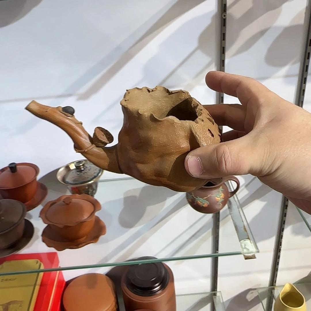 紫砂茶壶莲子公道