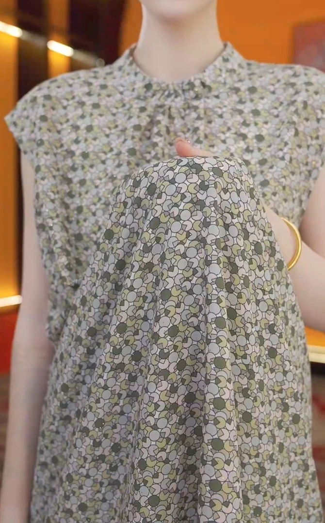 【送腰带】夏季新款设计师气质清凉透气遮肉连衣裙YJ10173