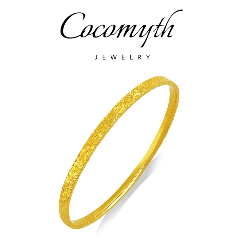 COCOMYTH 新中式窄版碎冰冰铜合金手镯J170
