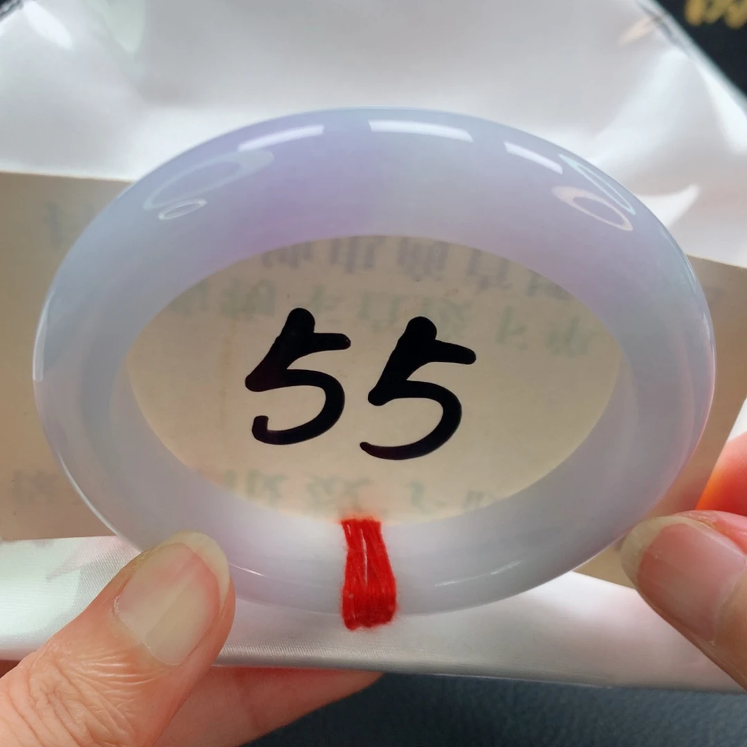 未镶嵌手镯翡翠正圈粉紫