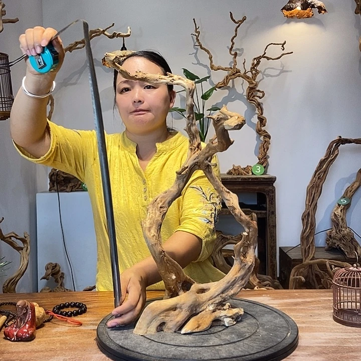 天然根雕陶制艺术品