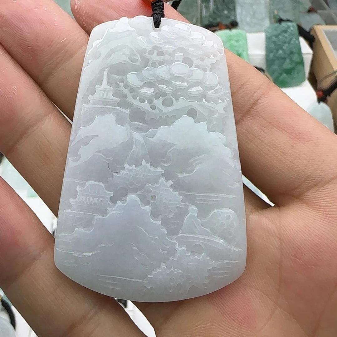 颈饰未镶嵌翡翠翡翠