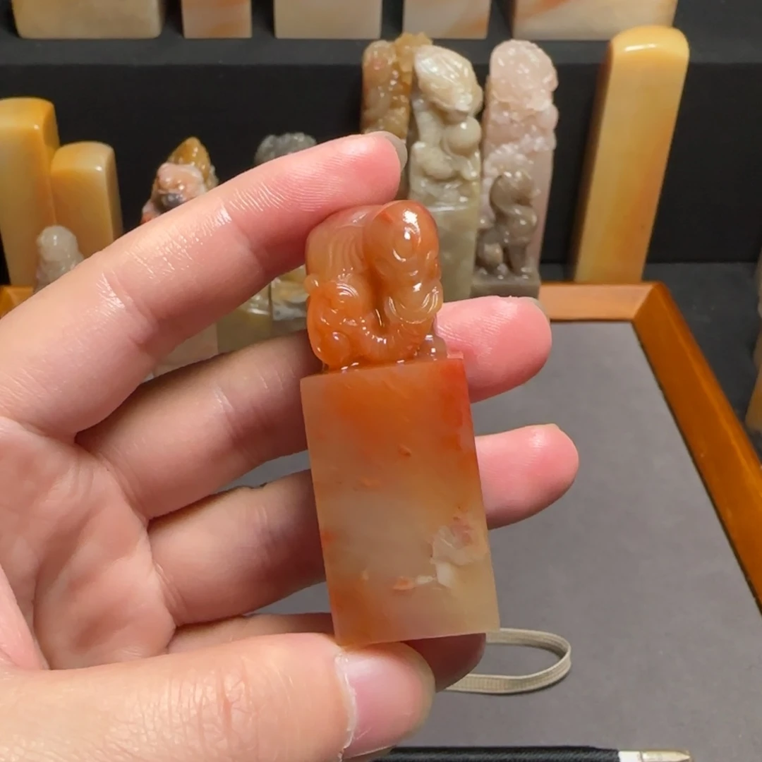 巴林石印石黄花冻2,2×5.9