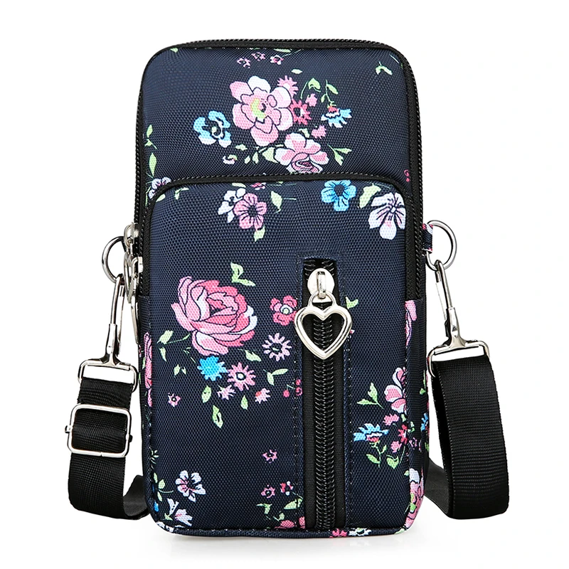 大屏手机包春夏迷你小包包女斜挎包装手机袋子挂脖布袋便携零钱包