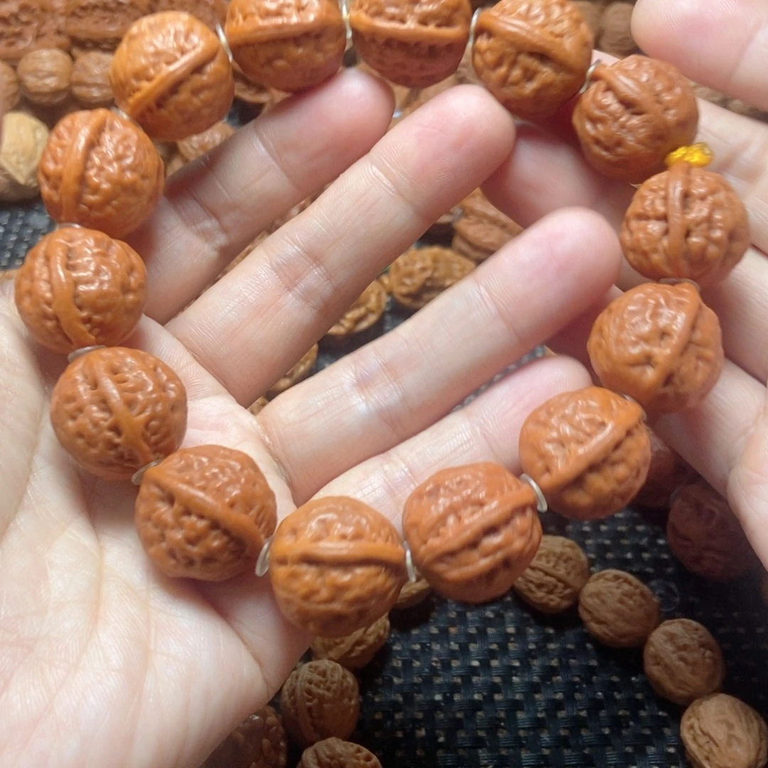 文玩核桃手串粗筋元宝