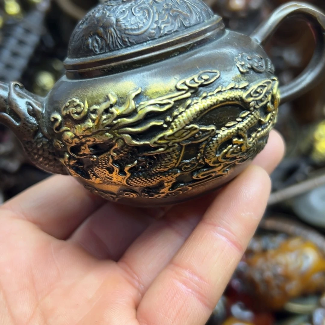 铜摆件欢迎欢迎你