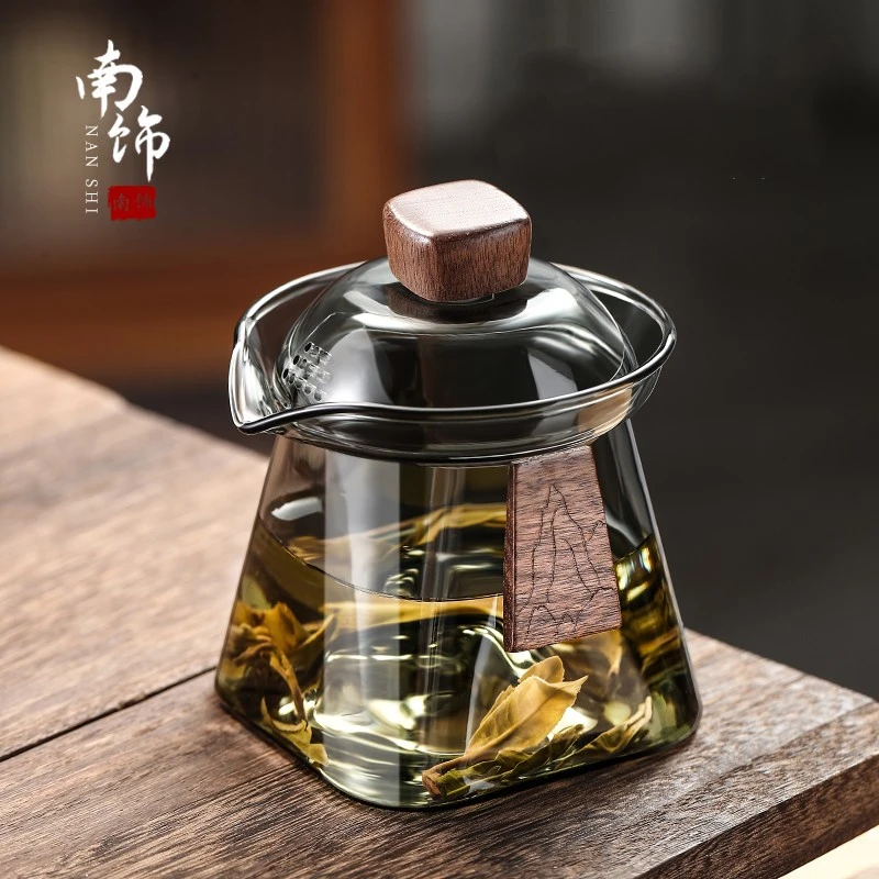 玻璃盖碗高档新款透明防烫耐高温茶壶泡茶专用茶具茶杯家用办公室