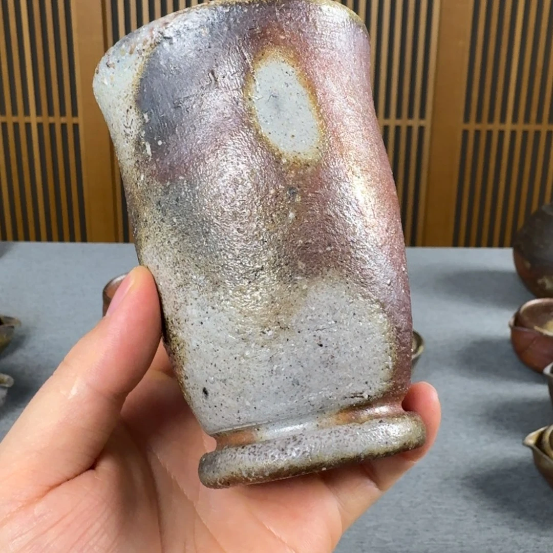 森陶山 备前烧汤吞