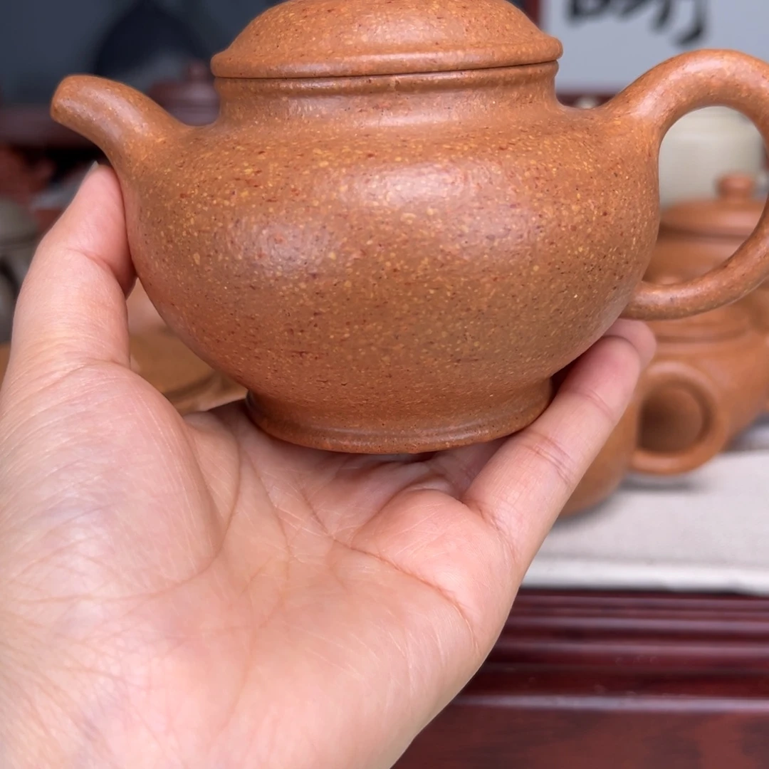 紫砂茶壶梨皮黄的300