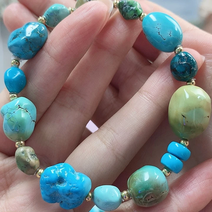 未镶嵌绿松石珠宝奇石