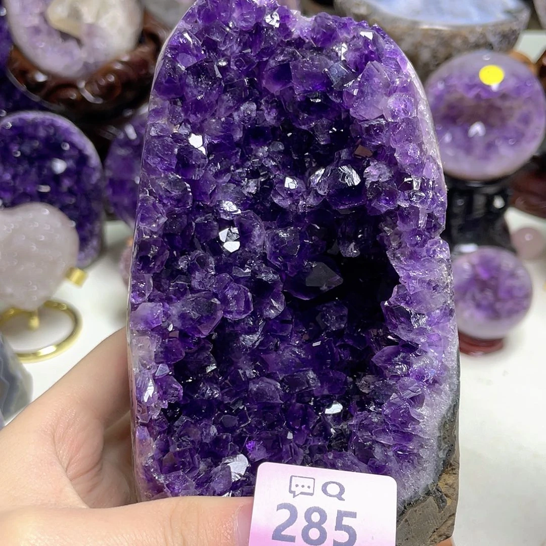 珠宝半成品未镶嵌紫晶