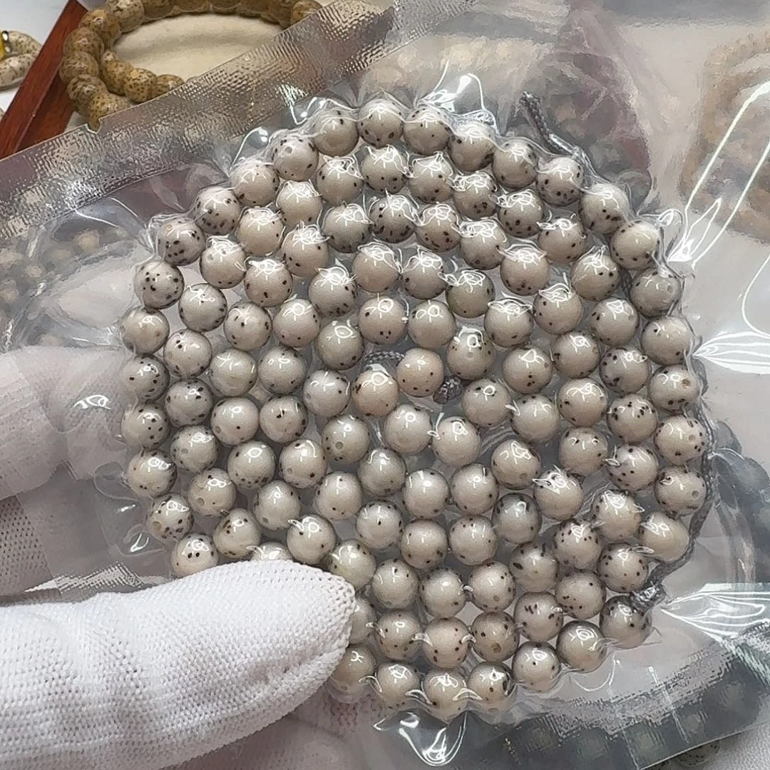 吊坠星月菩提112梵天糯冰大眼睛通体7圆108