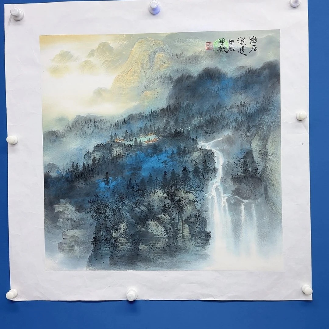 国画多次参加国内外大型