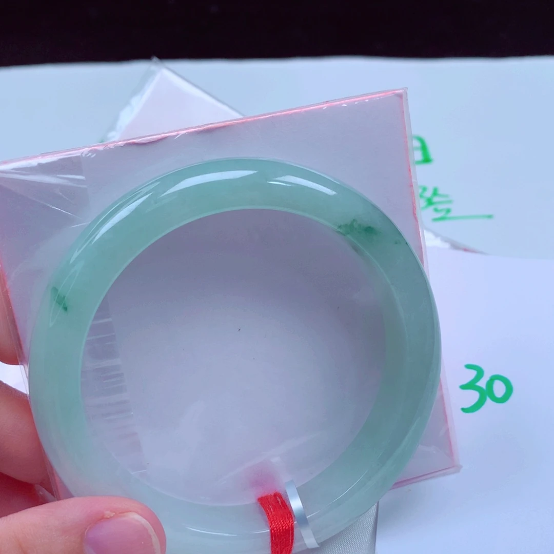 未镶嵌手镯翡翠缅甸天然A货翡翠手镯60