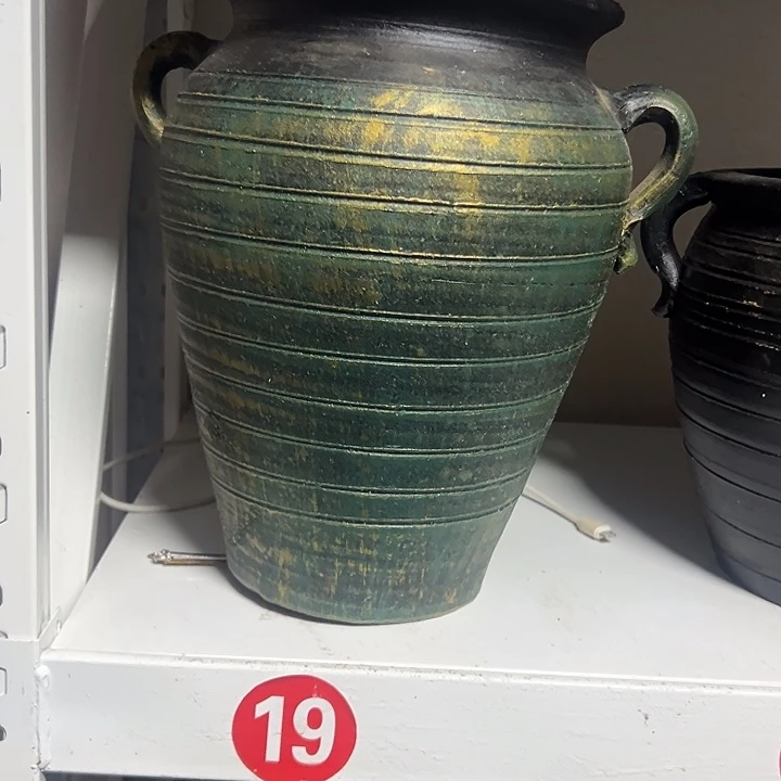 粗陶盆默认打孔高27口16