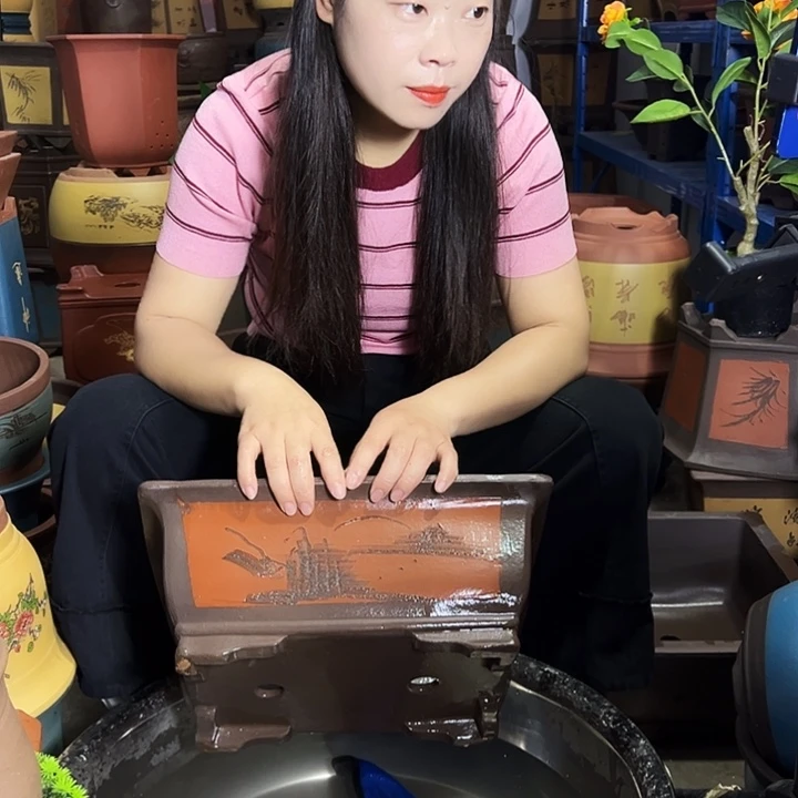 四***兄两个40红马槽花盆花盆花盆