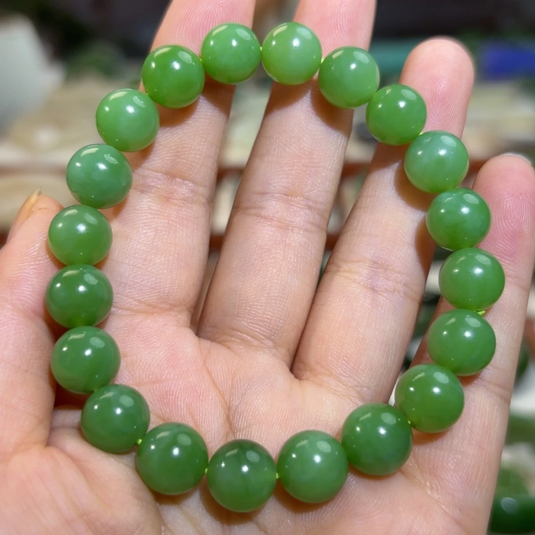 手串未镶嵌和田玉（碧玉）