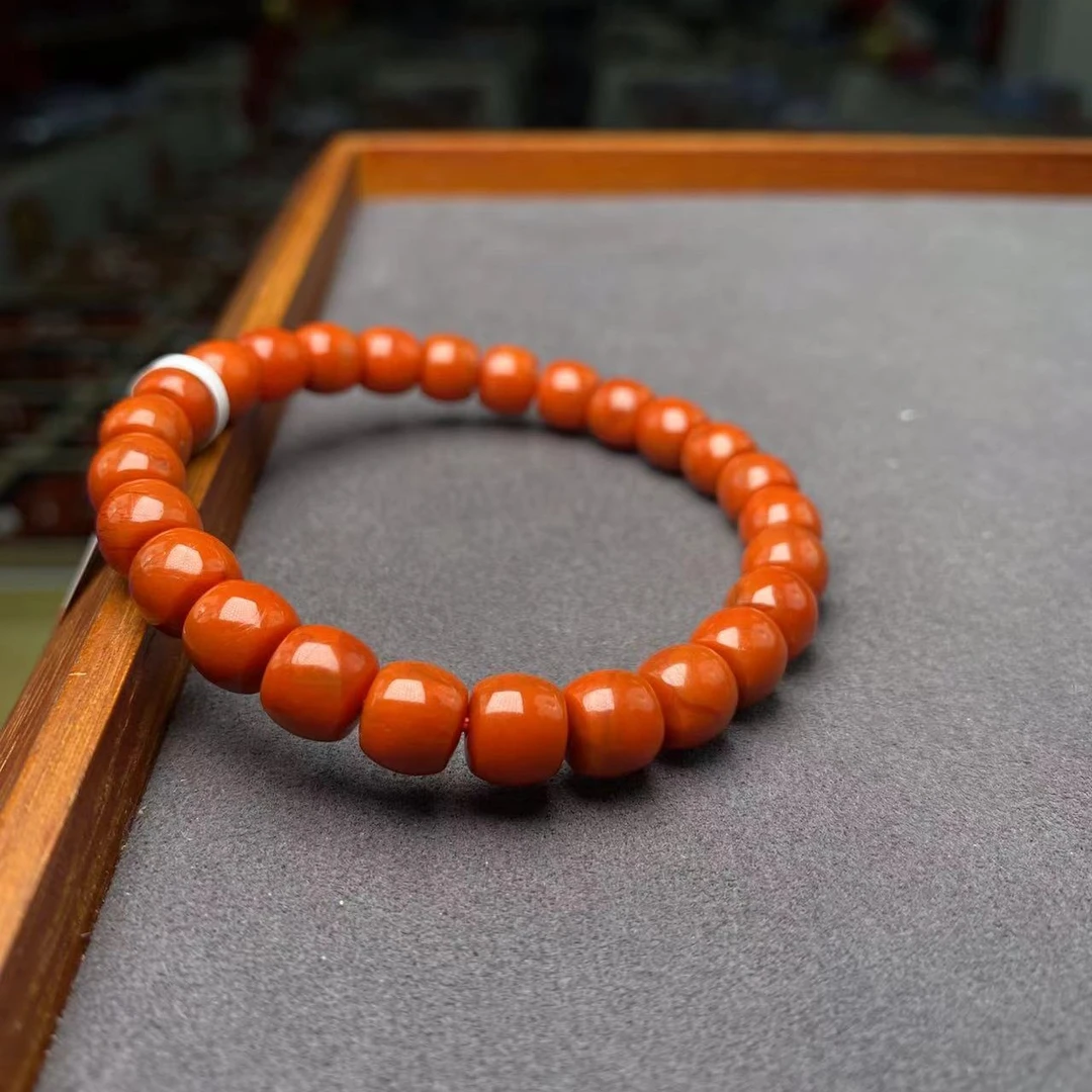 【小刘南红】保山南红精工直切单圈 6mm 多样性发一