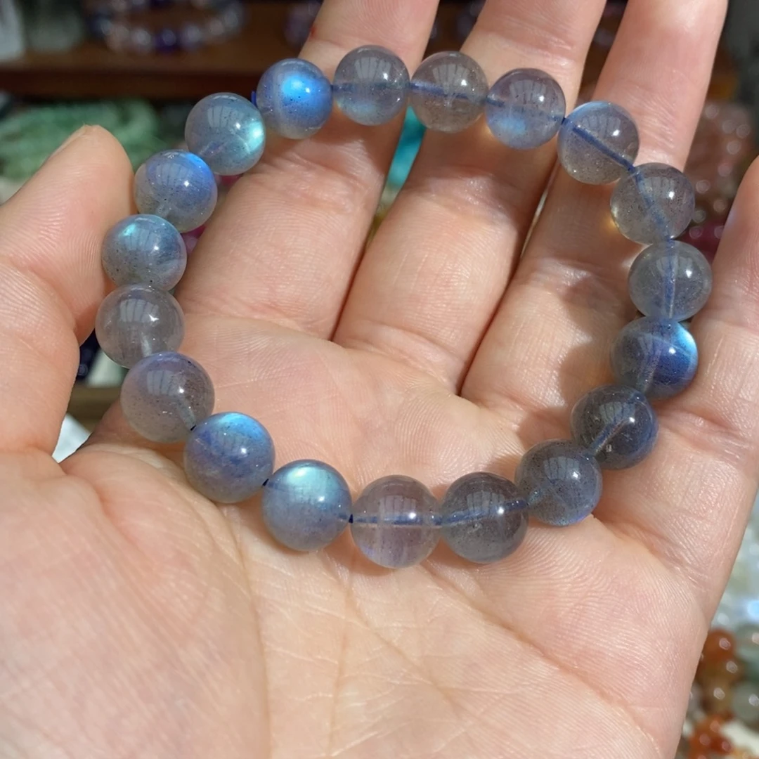 手串未镶嵌拉长石灰月光