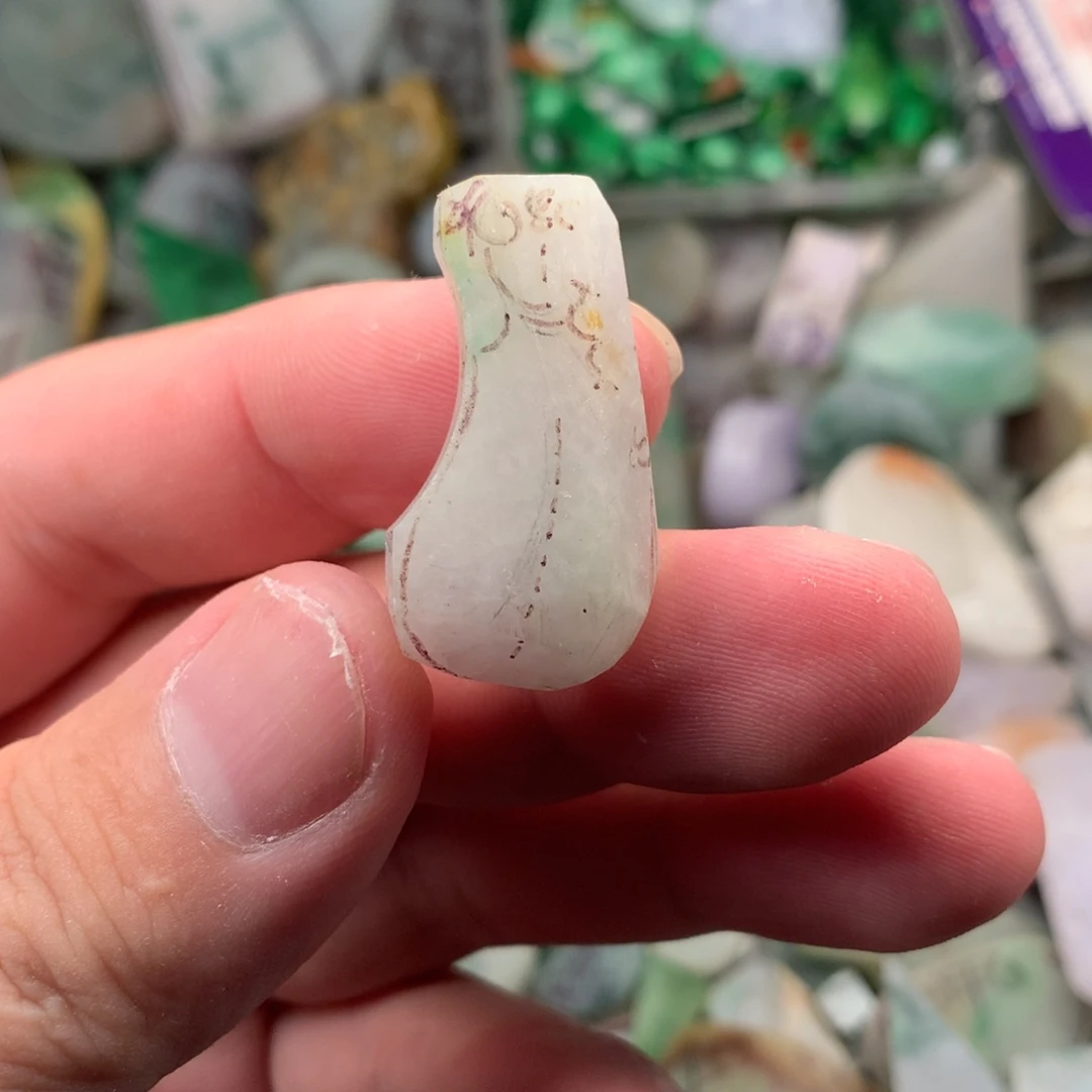 定制翡翠未镶嵌福瓜